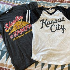 Charlie Hustle lot (2 shirts)